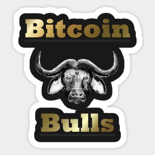 Bitcoin Bull Cryptocurrency Bull Run Sticker